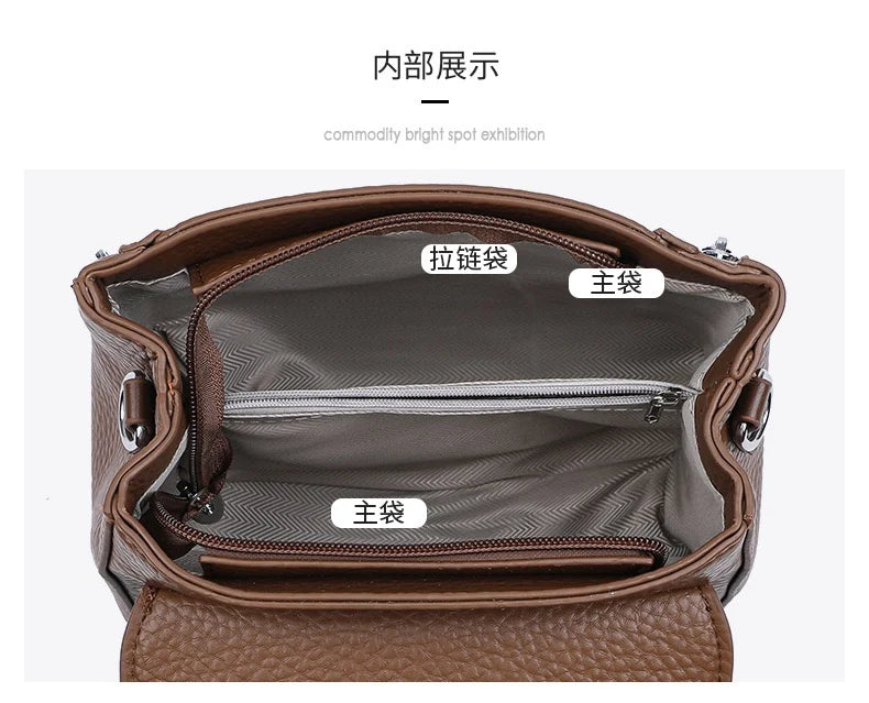 Fashionable Leather Handbag with Modern Design – Elevate Your Look 8219-2830